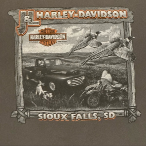 Vintage Harley Davidison Tee Shirt Grey - Picture 5 of 5